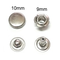 10mm 梅花四合扣、梅花扣、皮帶鈕扣、適合手鐲、皮帶、錢包、手工藝品等各種輕型應用的皮件使用