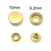 工廠直接供應 10MM 金屬四合扣, 服裝五金配件, 按扣, 銅鐵不銹鋼材質皆有
