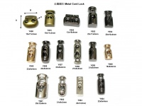 專業生產金屬繩扣, 金屬束尾扣, 穿孔扣, 繩尾扣, 吊鐘扣, 束尾扣, 彈簧繩扣, 雙孔繩扣, 迷你繩扣