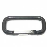 Square Carabiner, Aluminum O Shape Runway Carabiner, Keychain Clip, Key Ring Clasp, Spring Snap Hook