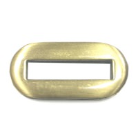 鋅合金橢圓雞眼, 合金旦扣, 橢圓扣, 金屬橢圓扣眼, 一公一母含螺絲對鎖, 材質鋅合金, 規格內寬30MM 及 35MM 兩種