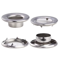 白鐵雞眼扣, 不銹鋼雞眼扣, 銅扣, 雞眼扣, 緊固件, 帆布扣, 鉚釘式扣眼, 黃銅扣環, Eyelet, Grommet