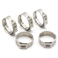 專業生產卡箍, 單耳卡箍, 喉箍, 軟管連接器, Hose clamp, Stepless Low Profile Clamp Stainless 